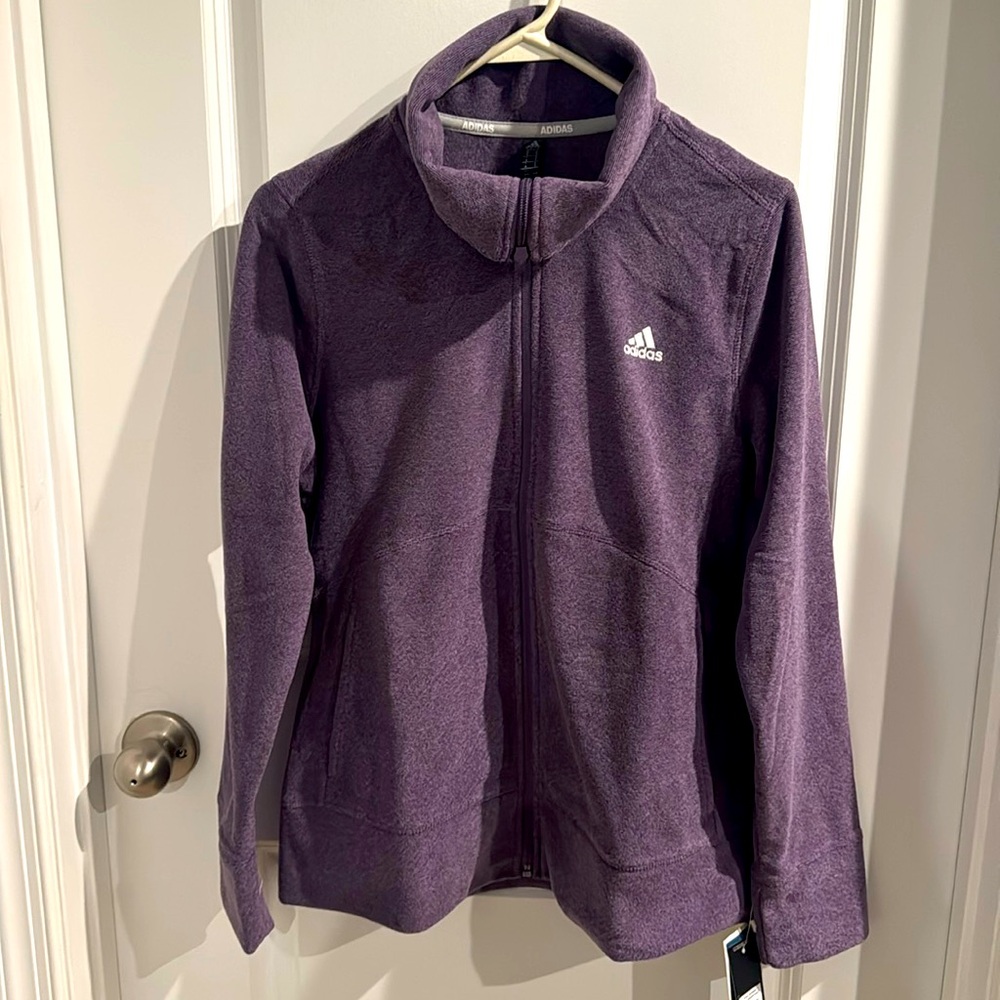 Adidas Womens Heather FLC Jacket
